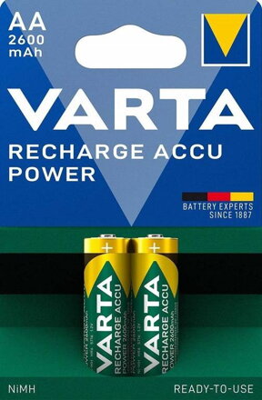 Varta Nabíjacia batéria Recharge Accu Power 2600mAh (AA) 2ks