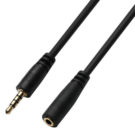 GoGEN Predlžovací kábel Jack 3,5 mm stereo, 2 m 