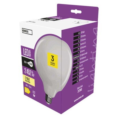 EMOS LED žiarovka Filament Globe 18 W, ZF2180