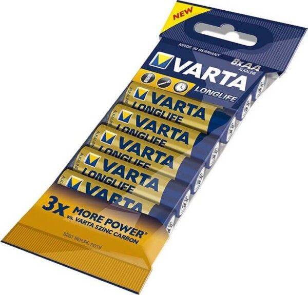 Varta Alkalická batéria LongLife LR6 (AA) 8ks