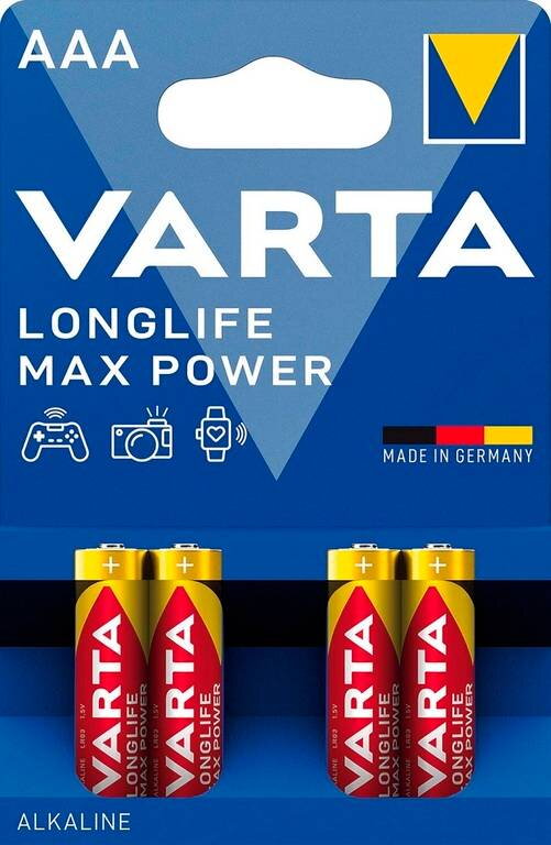 Varta Alkalická batéria MAX POWER LR03 (AAA)